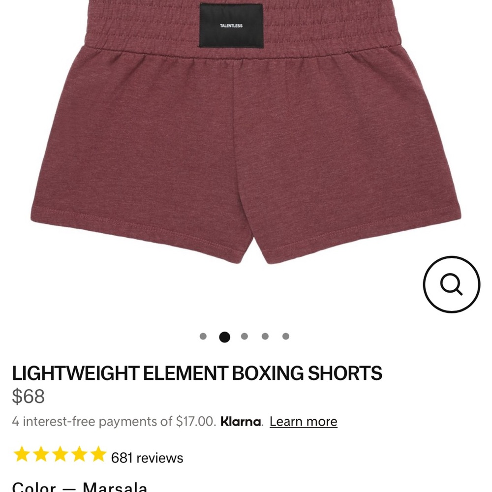 Talentless shorts elements collection